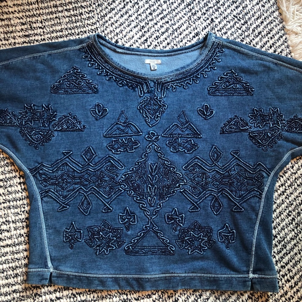 Urban Outfitters textured sweatshirt shirt